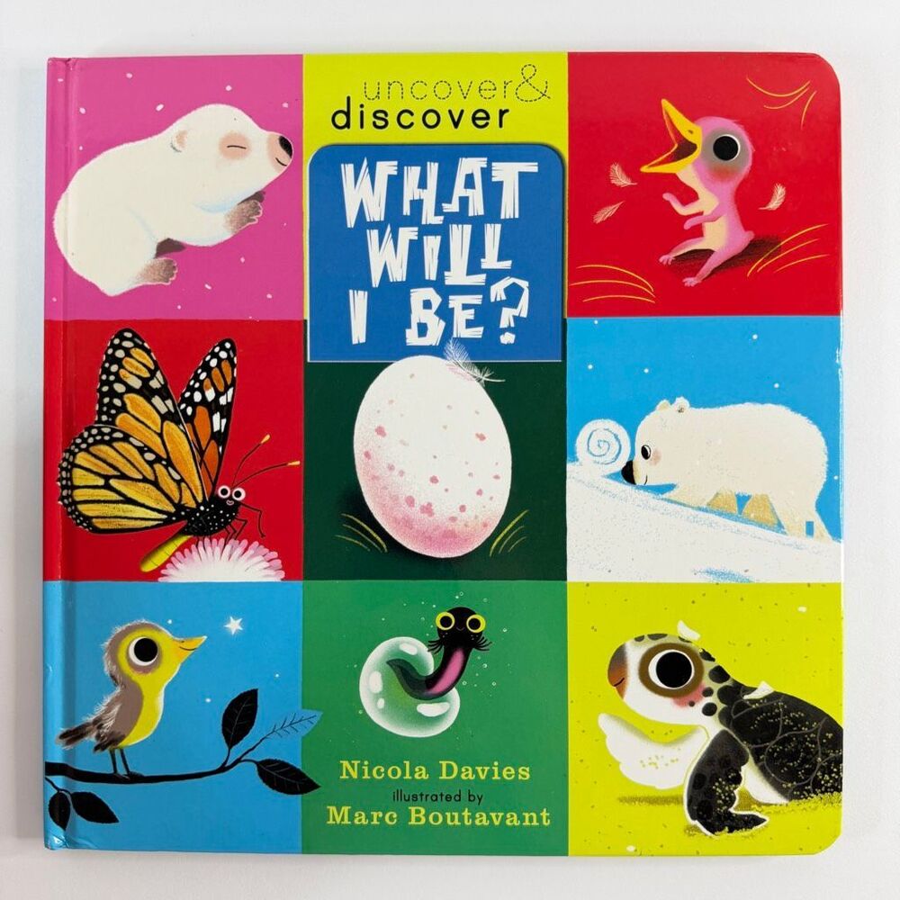 2/$8 Uncover and Discover What Will I Be? Book by Nicola Davies (Hardcover)